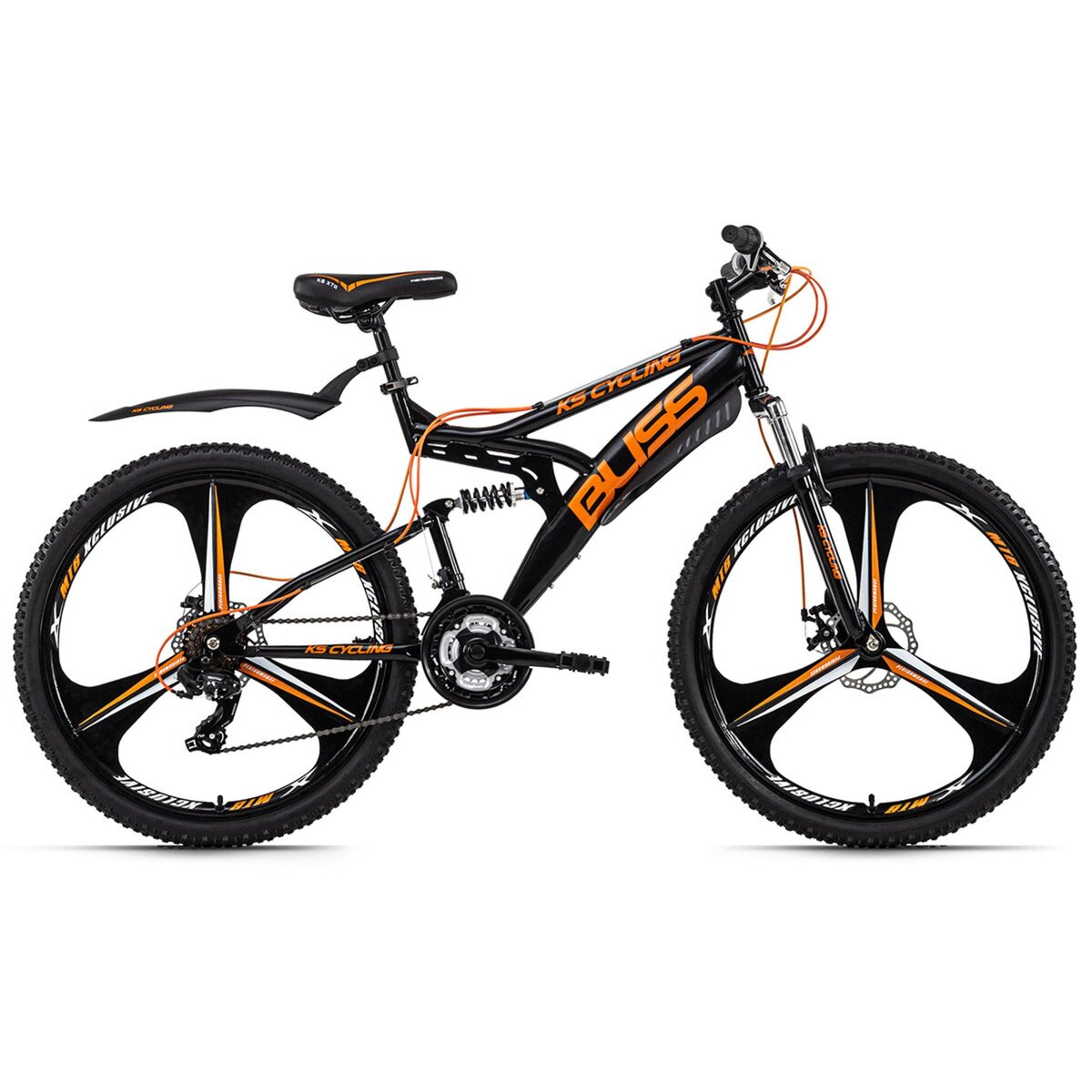 VTT 26'' Tout Suspendu Homme Alpha /Neon - Cadre acier - Double