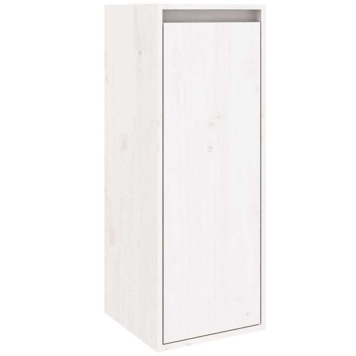 VIDAXL Armoires murales 2 pcs Blanc 30x30x80 cm Bois de pin massif