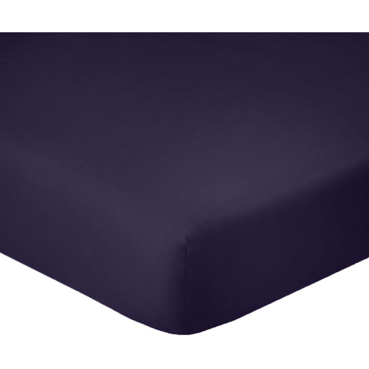 Home collection 2 draps housse bonnet 35cm 100% coton 57fils