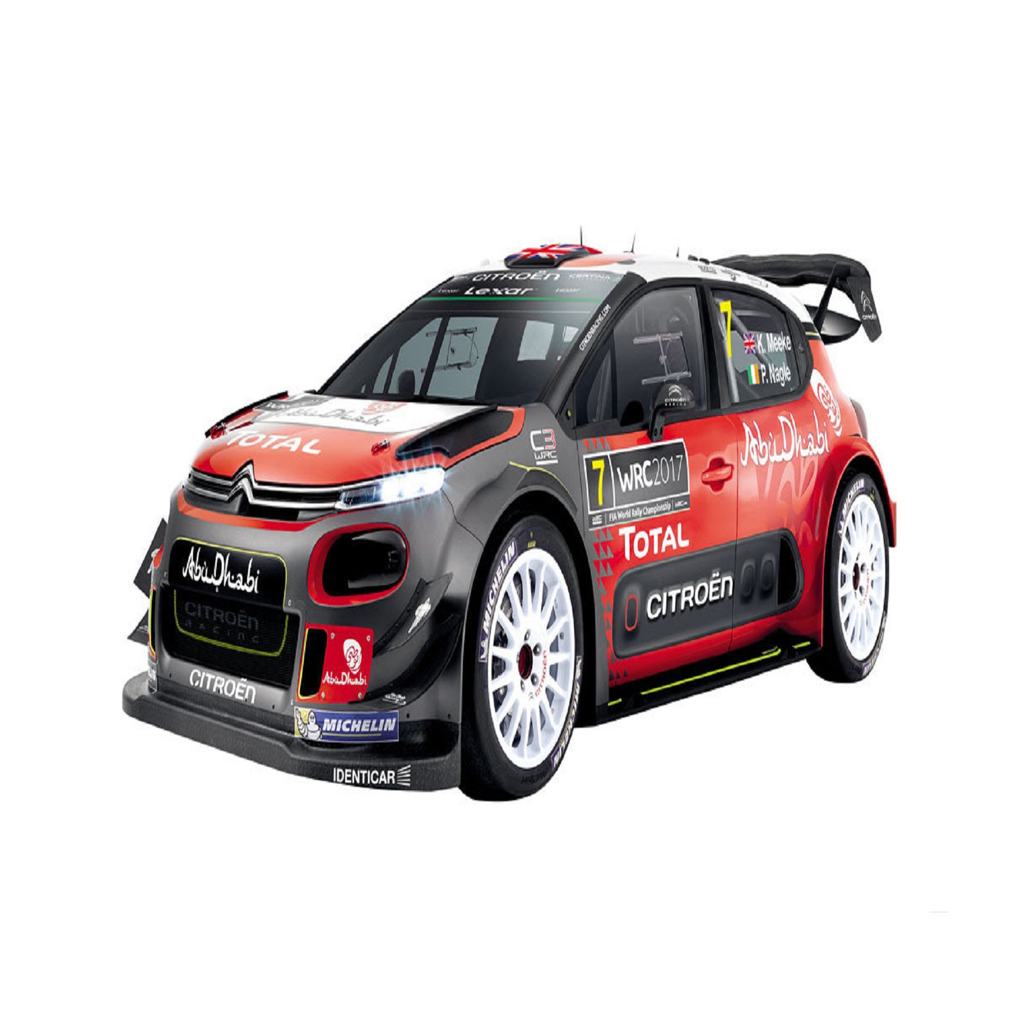 Voir la diapositive 1 : MONDO Citroen C3 radiocommandée WRC 1/28 ième