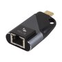 HELIX Adaptateur USB C/RJ45 mini porte-cles USB-C vers RJ45
