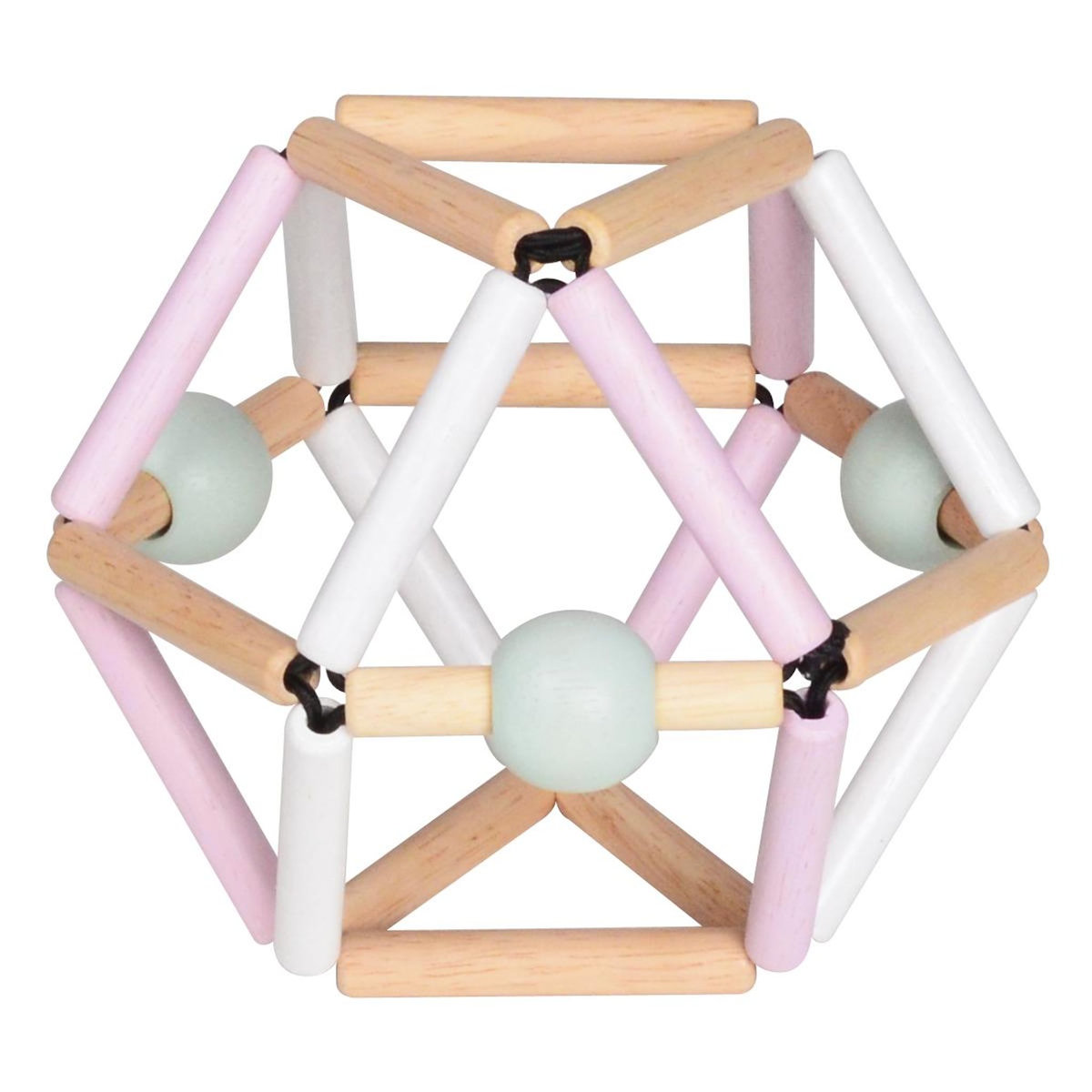 BASS & BASS Hochet nordique rose - Pink grabber