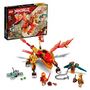 Voir la diapositive 2 : LEGO Ninjago 71762 - Le dragon de feu de Kaï - Évolution, Jouet pour Enfants +6 Ans, Set avec Figurines Guerriers Serpents avec bannière de mission à collectionner
