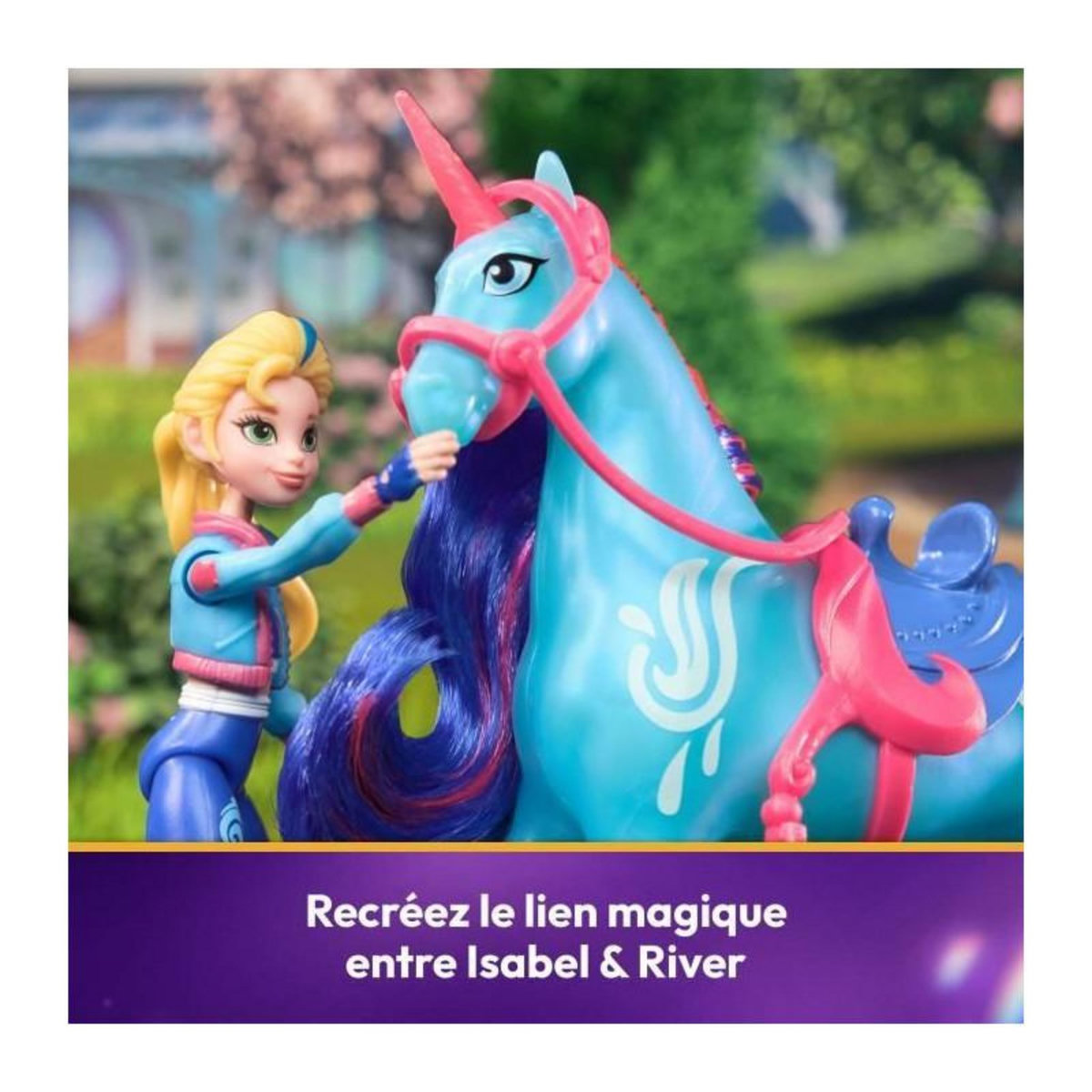 Spin Master SPIN MASTER COFFRET LICORNE ET POUPEE RIVER ET ISABEL Unicorn Academy