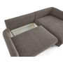 Voir la diapositive 3 : LISA DESIGN Gianni - canapé d'angle droit 4 places convertible avec coffre en tissu