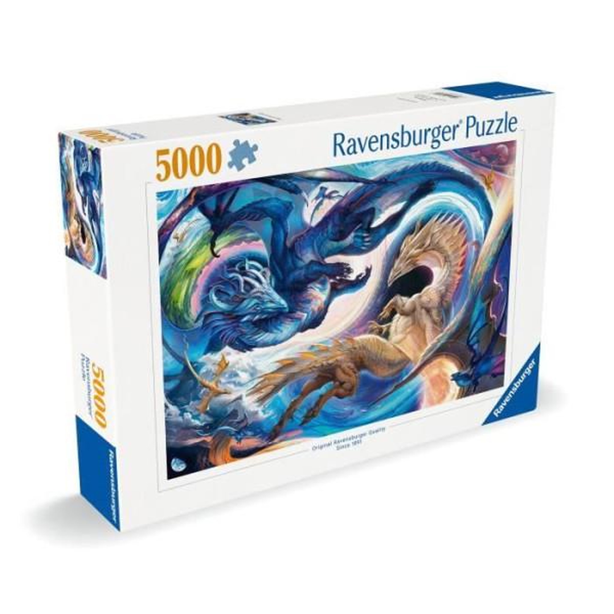 Voir la diapositive 4 : RAVENSBURGER Puzzle 5000 pieces dragon de jour et de nuit, des 14 ans, dragons, 12000813, ravensburger