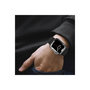 Voir la diapositive 2 : IBROZ Bracelet Apple Watch Cuir Loop 42/44/45mm noir