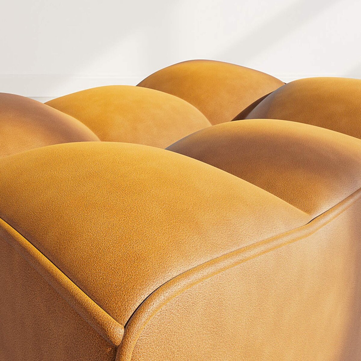 LISA DESIGN Alya - pouf en simili