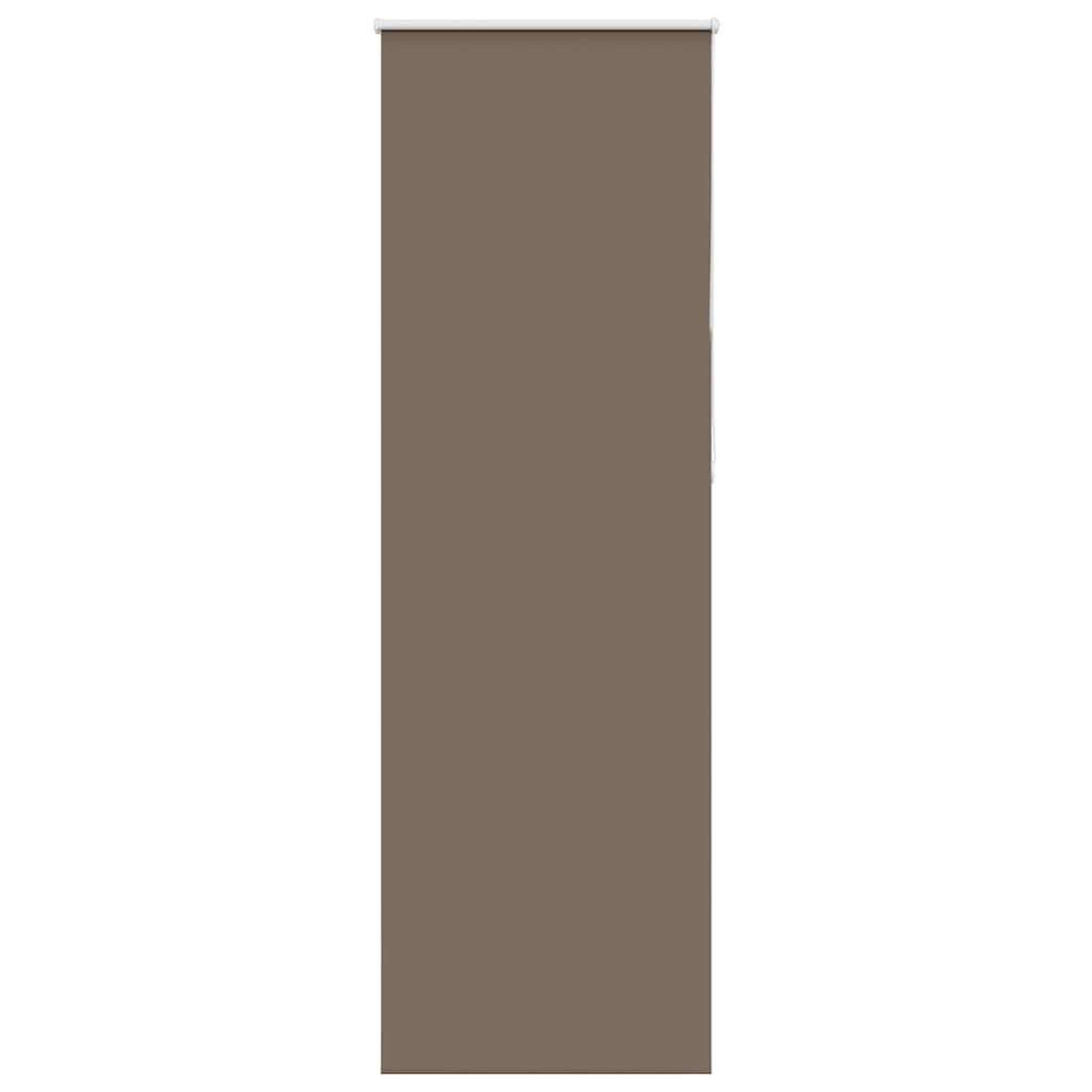 Voir la diapositive 2 : VIDAXL Store enrouleur occultant cafe 80x210cm largeur du tissu 75,7cm