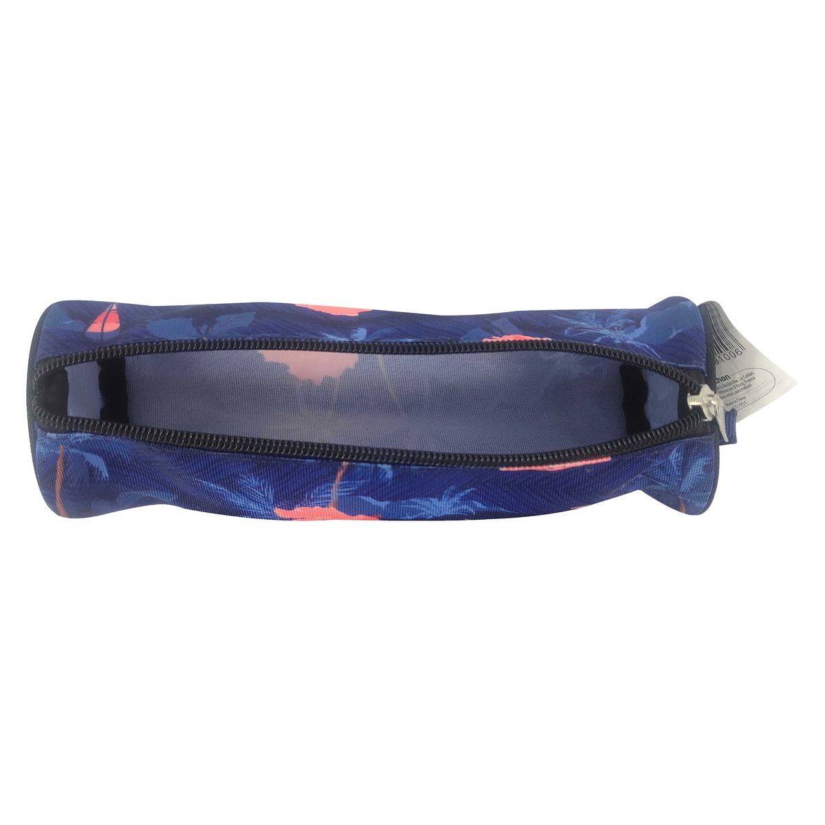 YOUNG'S ATTITUDE Trousse scolaire ronde polyester bleue imprimé floral