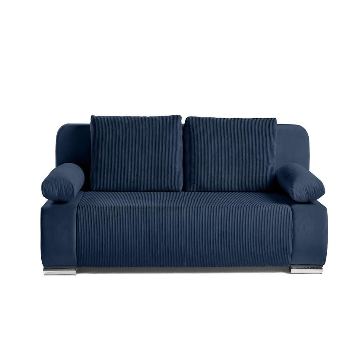 BEST MOBILIER Elio - canapé 3 places convertible - avec coffre - en velours et velours côtelé