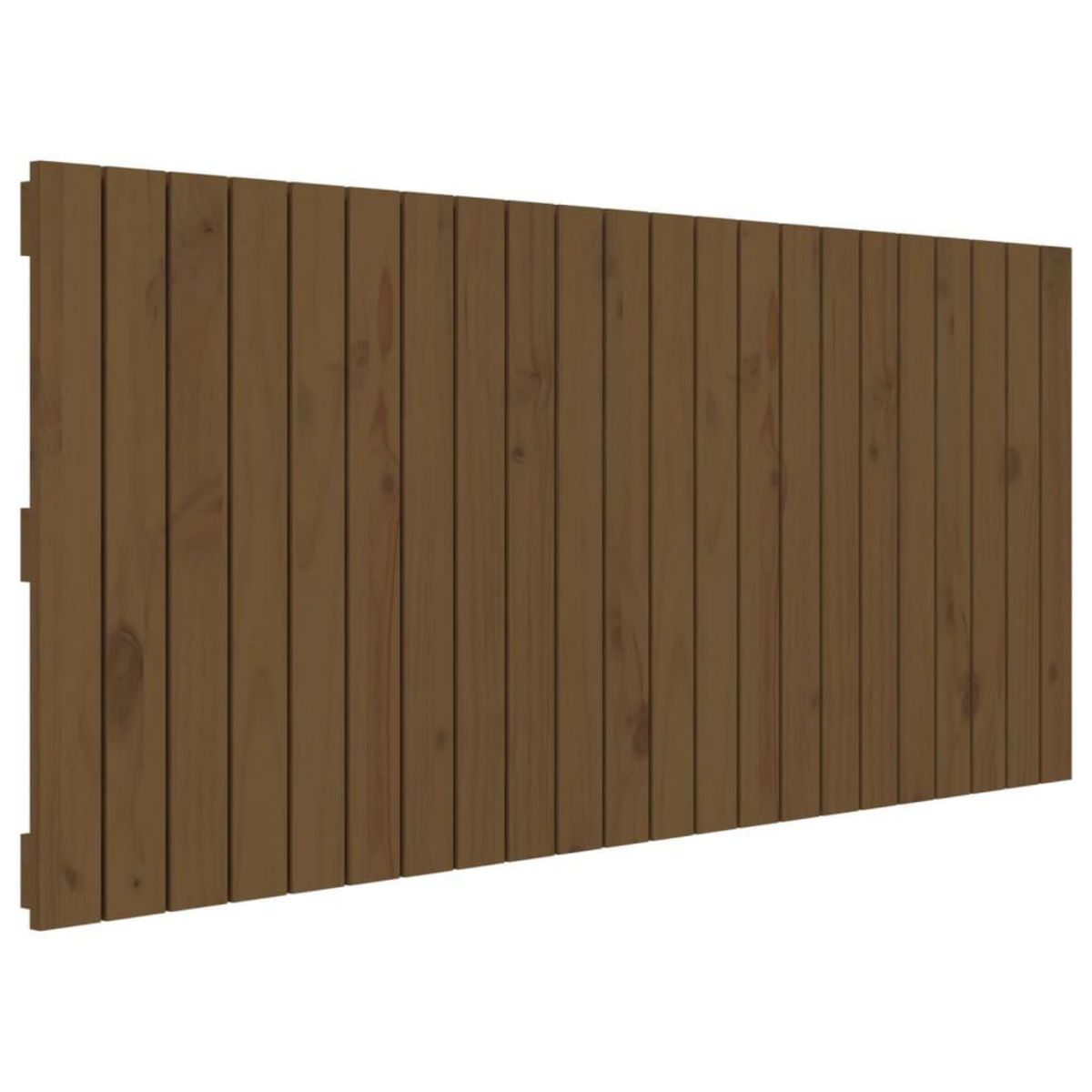 VIDAXL Tete de lit murale Marron miel 140x3x60 cm Bois massif de pin