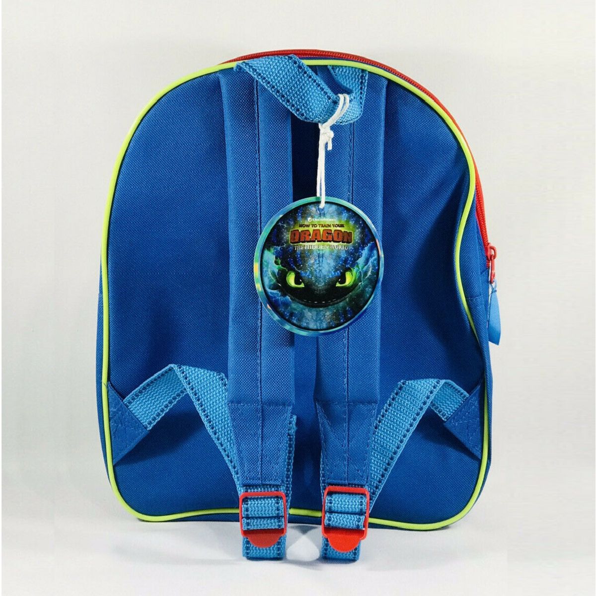 Sac à goûter maternelle Dragon 3 3D bleu