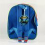 Voir la diapositive 4 : Sac à goûter maternelle Dragon 3 3D bleu