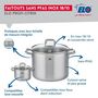 Voir la diapositive 3 : ELO Ensemble de 2 Poêles de cuisson 28 et 32 cm et 2 faitouts 12 et 26 cm Elo Profi Citrin