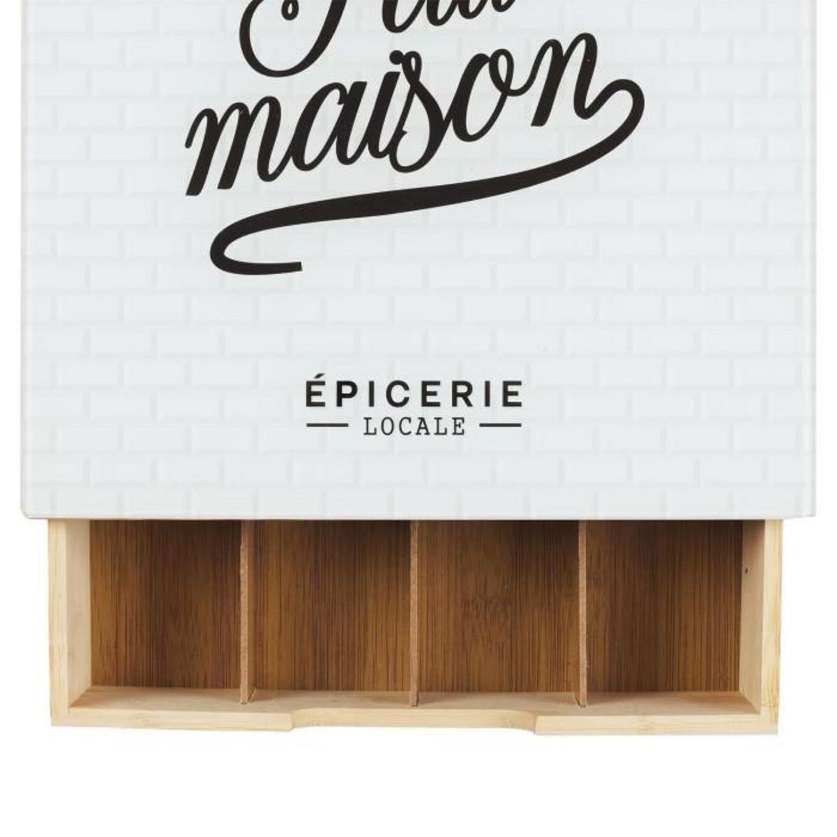 Paris Prix Porte-Capsules avec Tiroir  Brooklyn  30cm Blanc