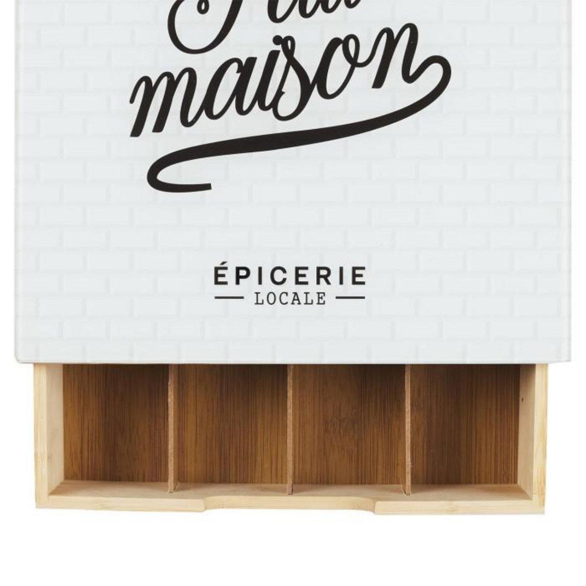 Paris Prix Porte-Capsules avec Tiroir  Brooklyn  30cm Blanc