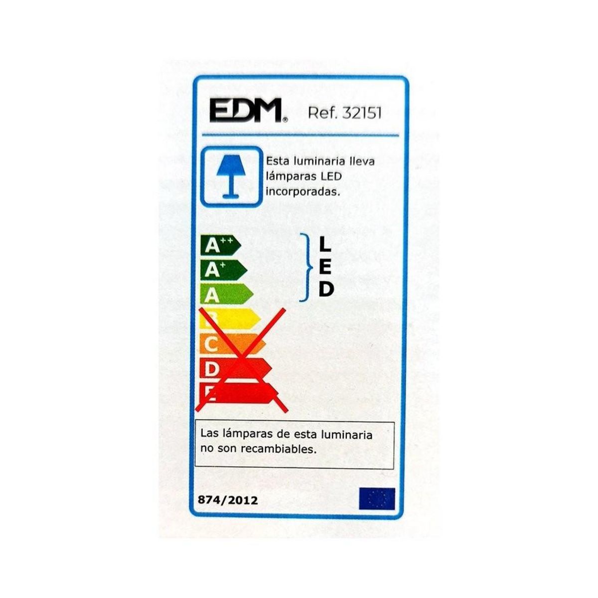 EDM Applique surface LED