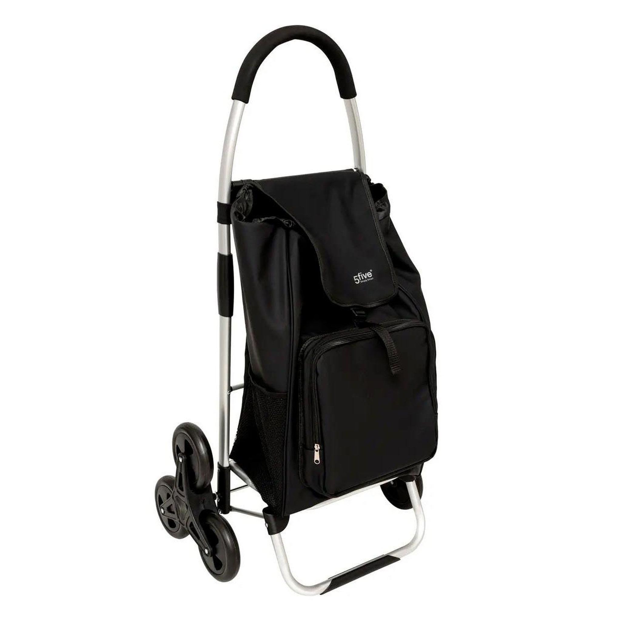 FIVE Chariot de marché pliable  tout terrain  46l noir