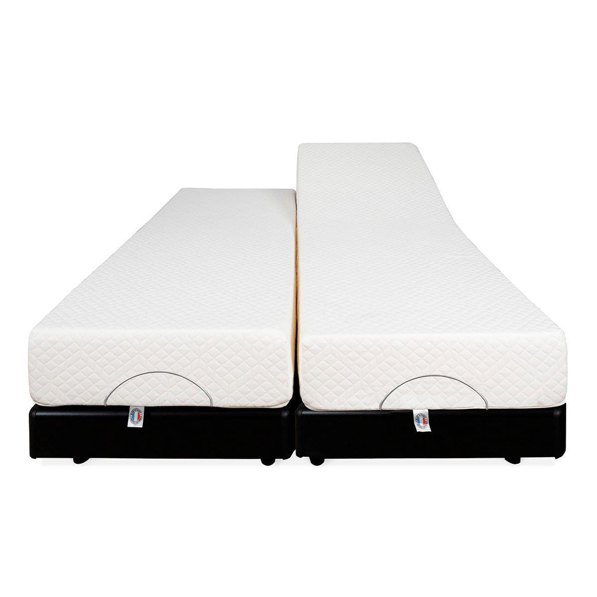 Voir la diapositive 3 : BELLECOUR Bellecour literie | ensemble bodysoft | sommier électrique + matelas mémoire de forme
