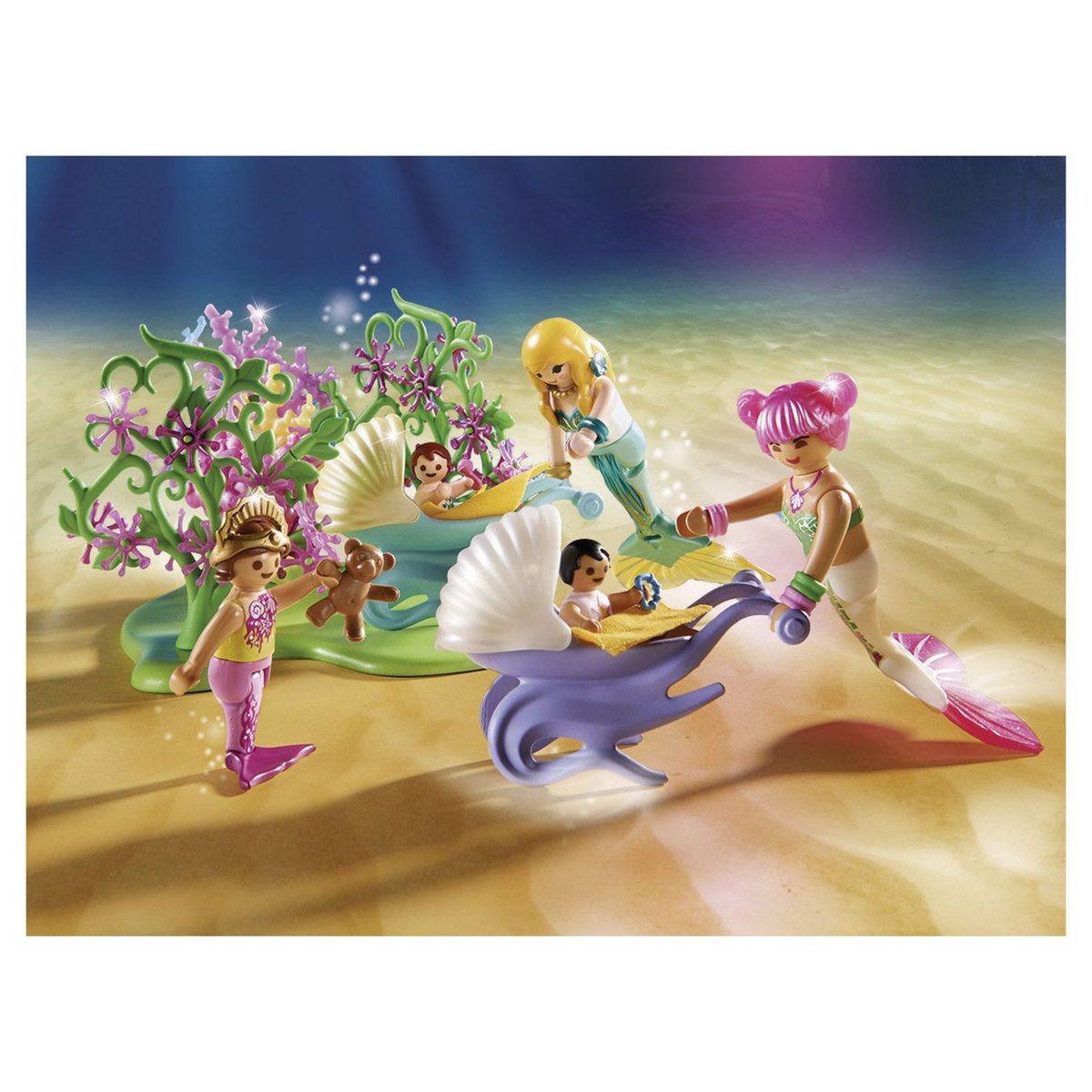 PLAYMOBIL 70886 - Magic - Aire de jeux pour enfants sirenes