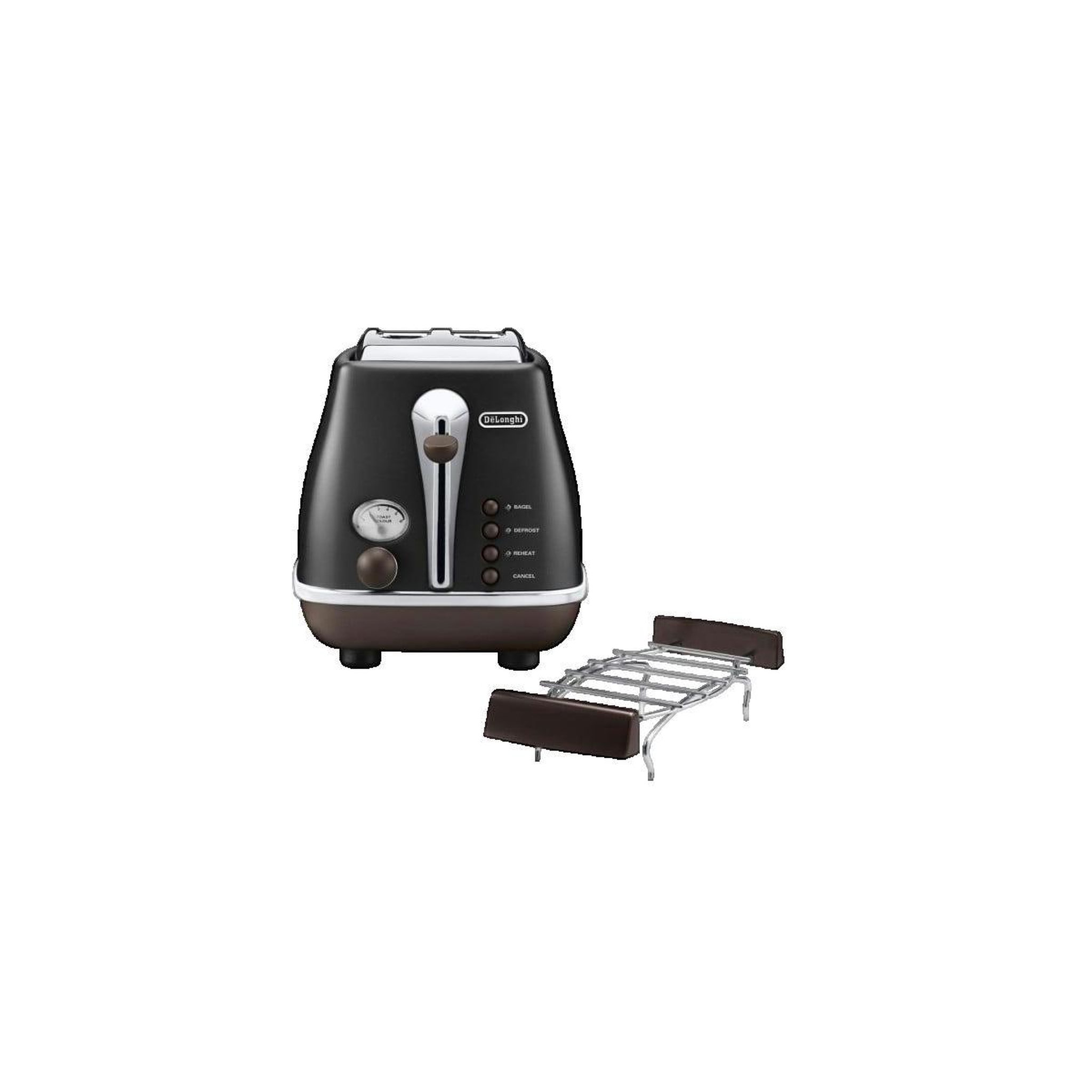 Voir la diapositive 2 : DELONGHI Grille pain Delonghi Icona Vintage