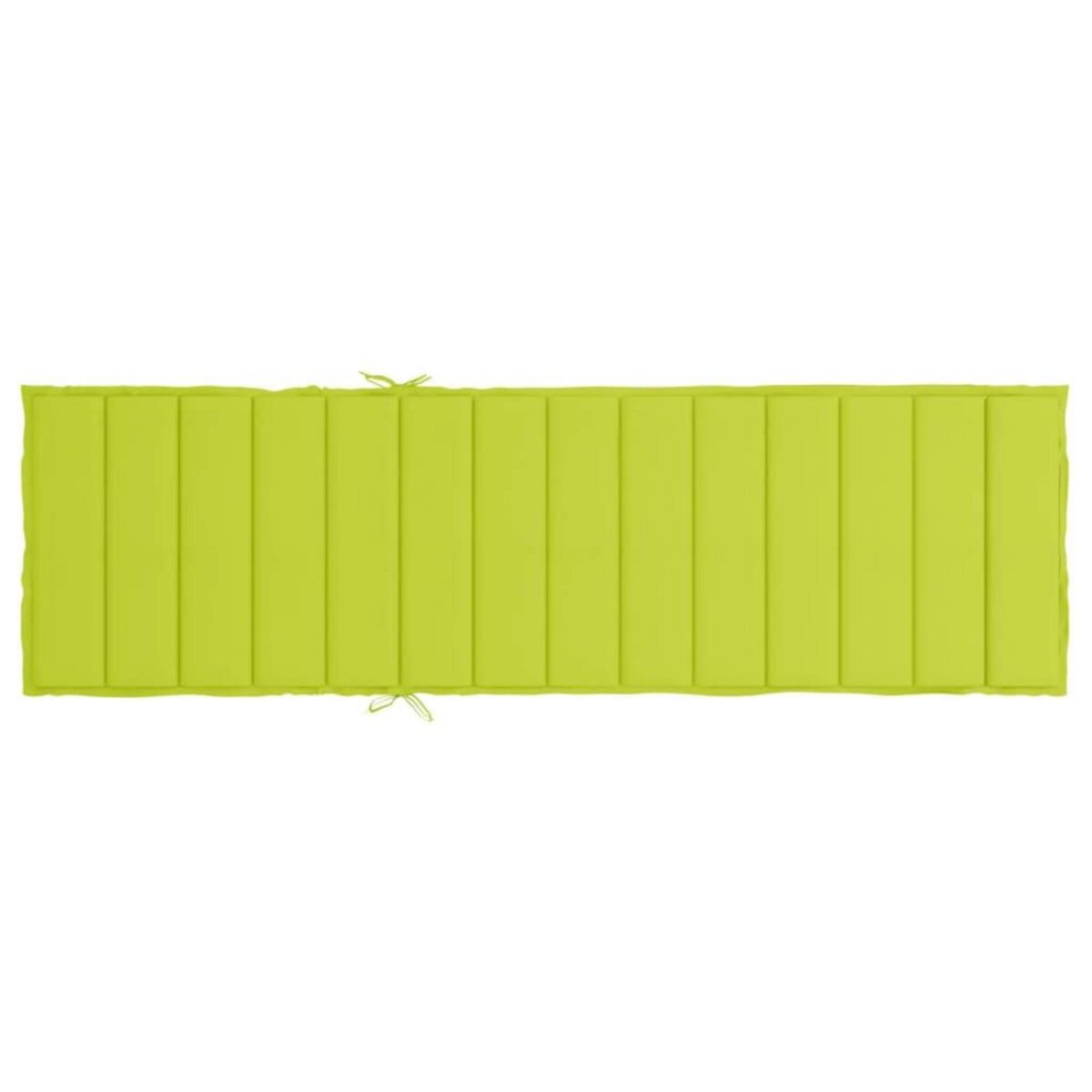 VIDAXL Coussin de chaise longue vert vif 200x60x3 cm tissu oxford