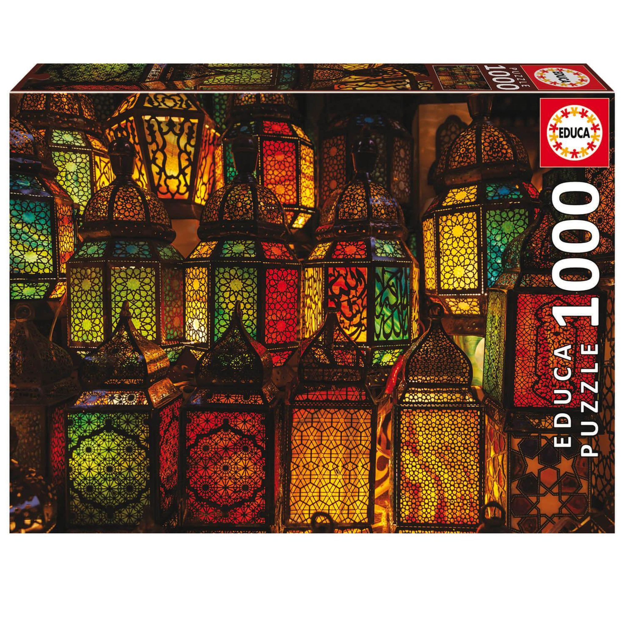 Voir la diapositive 2 : EDUCA Puzzle 1000 pièces : Lanternes