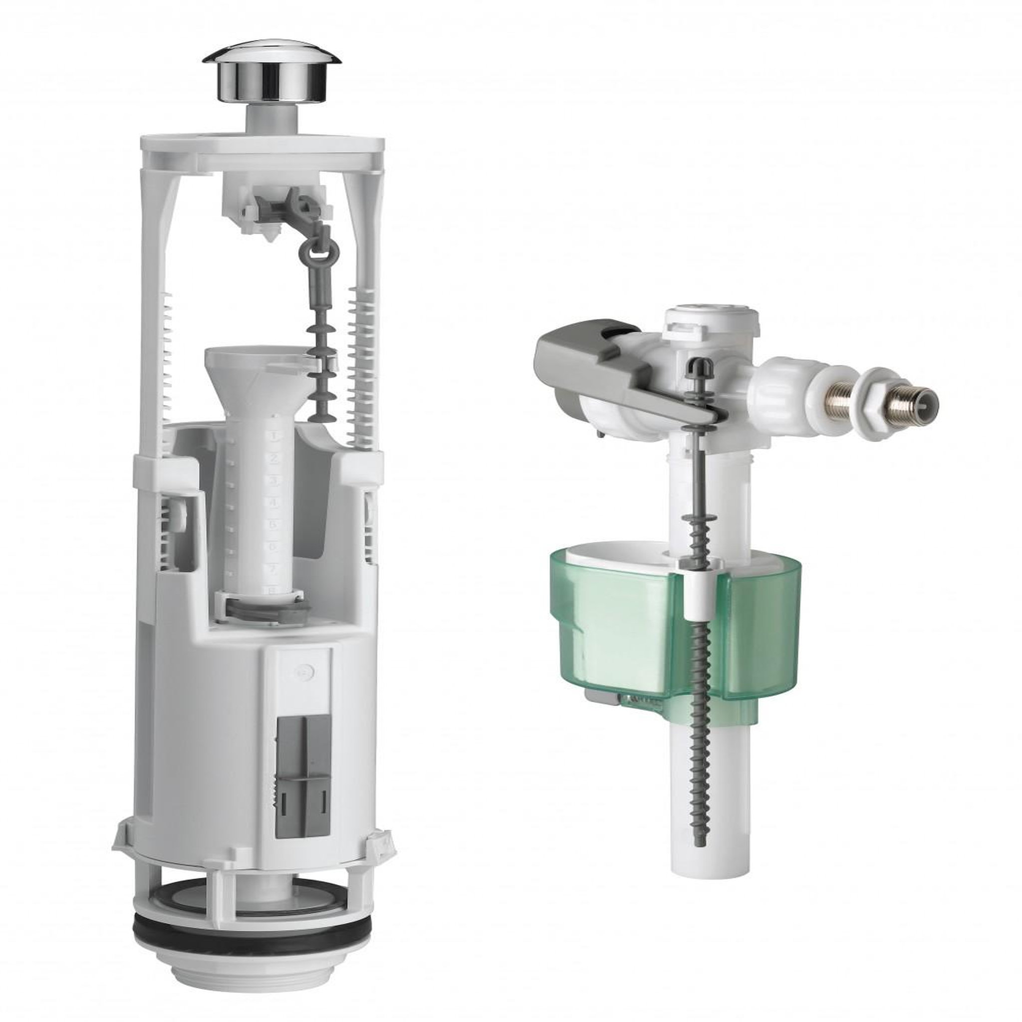 Siamp Chasse d'eau complète à étrier double poussoir Quieto, SIAMP
