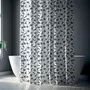 GUY LEVASSEUR Rideau de douche imprimé en polyester blanc MONKEY
