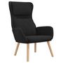 Voir la diapositive 2 : VIDAXL Chaise de relaxation Noir Velours