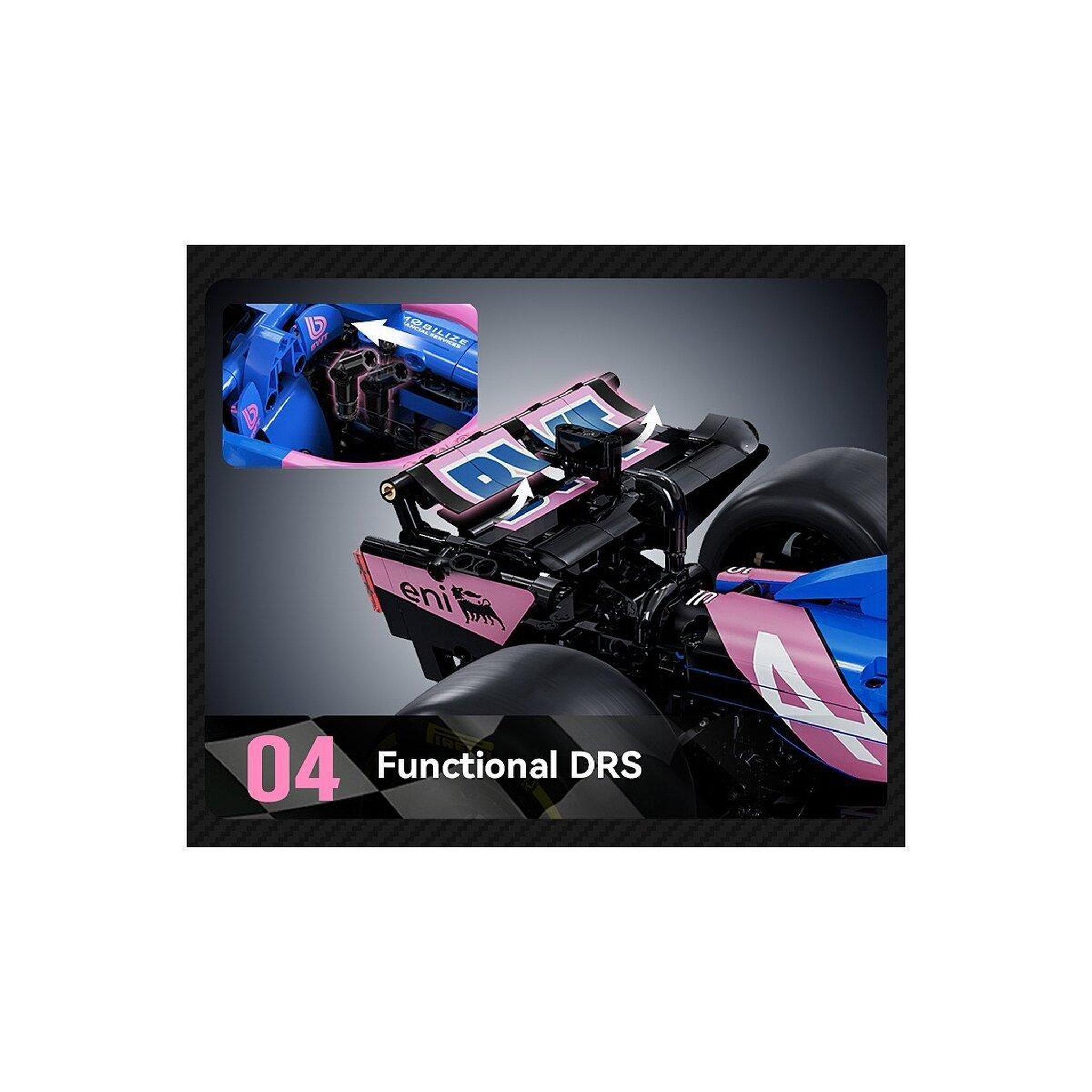 Voir la diapositive 2 : Jamara Cada bwt alpine formula one™ team a525 1:8 bleu bricks
