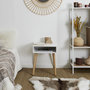 Voir la diapositive 4 : Paris Prix Table de Chevet  Niche  50cm Blanc