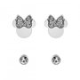 Voir la diapositive 3 : SC CRYSTAL Lot de 2 paires de boucles d'oreilles Disney ornées de Cristaux scintillants - Minnie