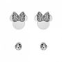 Voir la diapositive 3 : SC CRYSTAL Lot de 2 paires de boucles d'oreilles Disney ornées de Cristaux scintillants - Minnie