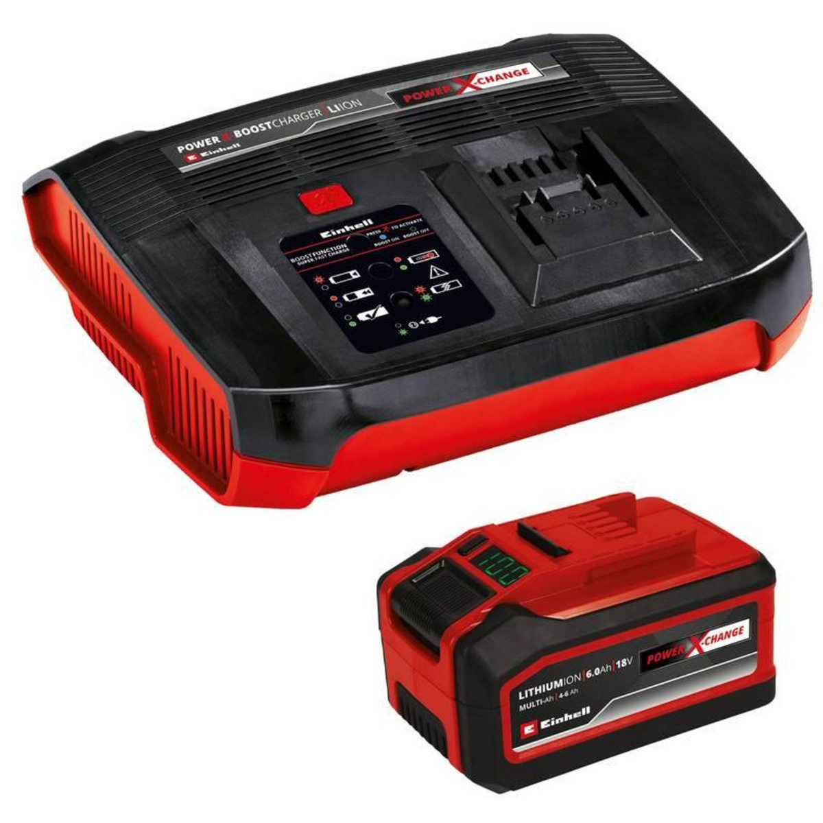 Einhell Starter kit 18V 4-6Ah & 6A Boostcharger