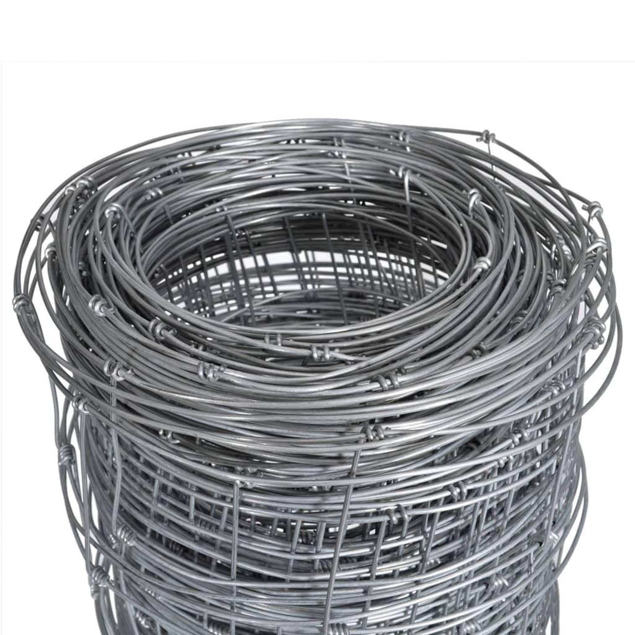 Voir la diapositive 3 : VIDAXL Cloture de jardin Acier galvanise Argente 50x1,2 m