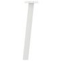 Voir la diapositive 4 : VIDAXL Pieds de table basse 4 pcs blanc 30 cm acier