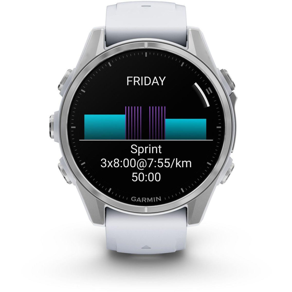 GARMIN Montre sport Fenix 8 43mm Blanc
