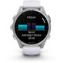Voir la diapositive 5 : GARMIN Montre sport Fenix 8 43mm Blanc