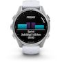 Voir la diapositive 5 : GARMIN Montre sport Fenix 8 43mm Blanc