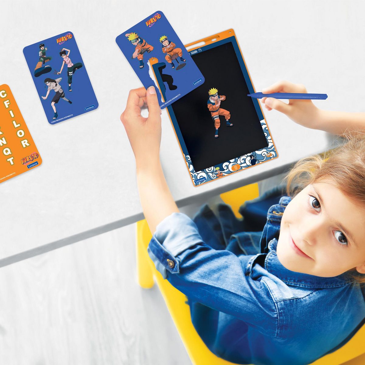 Lexibook Tablette à Dessins électronique multicolore Naruto