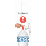 BRABANTIA Sacs-poubelle de salle de bains 5 l blanc BRABANTIA