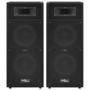 Voir la diapositive 3 : VIDAXL Haut-parleurs de scene passives professionnelles Hifi 2pcs noir