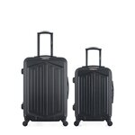 BLUESTAR BLUESTAR - LOT DE 2 - Valises weekend et cabine HAGEN. Coloris disponibles : Rose, Bleu, Beige, Noir