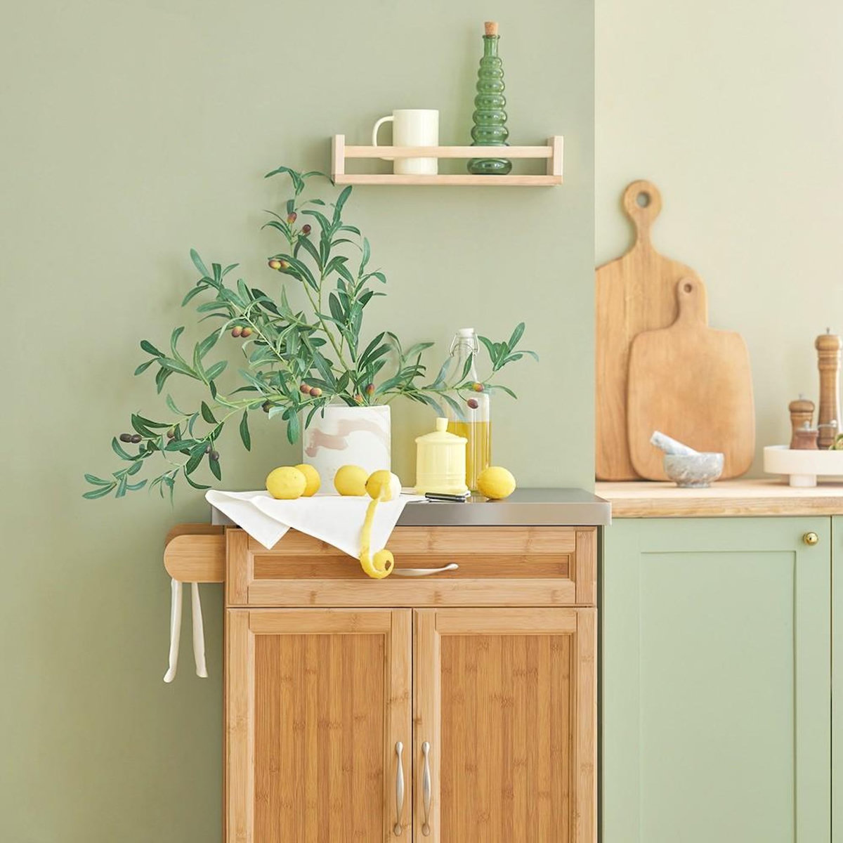 SOBUY SoBuy - Chariot De Cuisine à un tiroir - Fonctionnel - FKW13