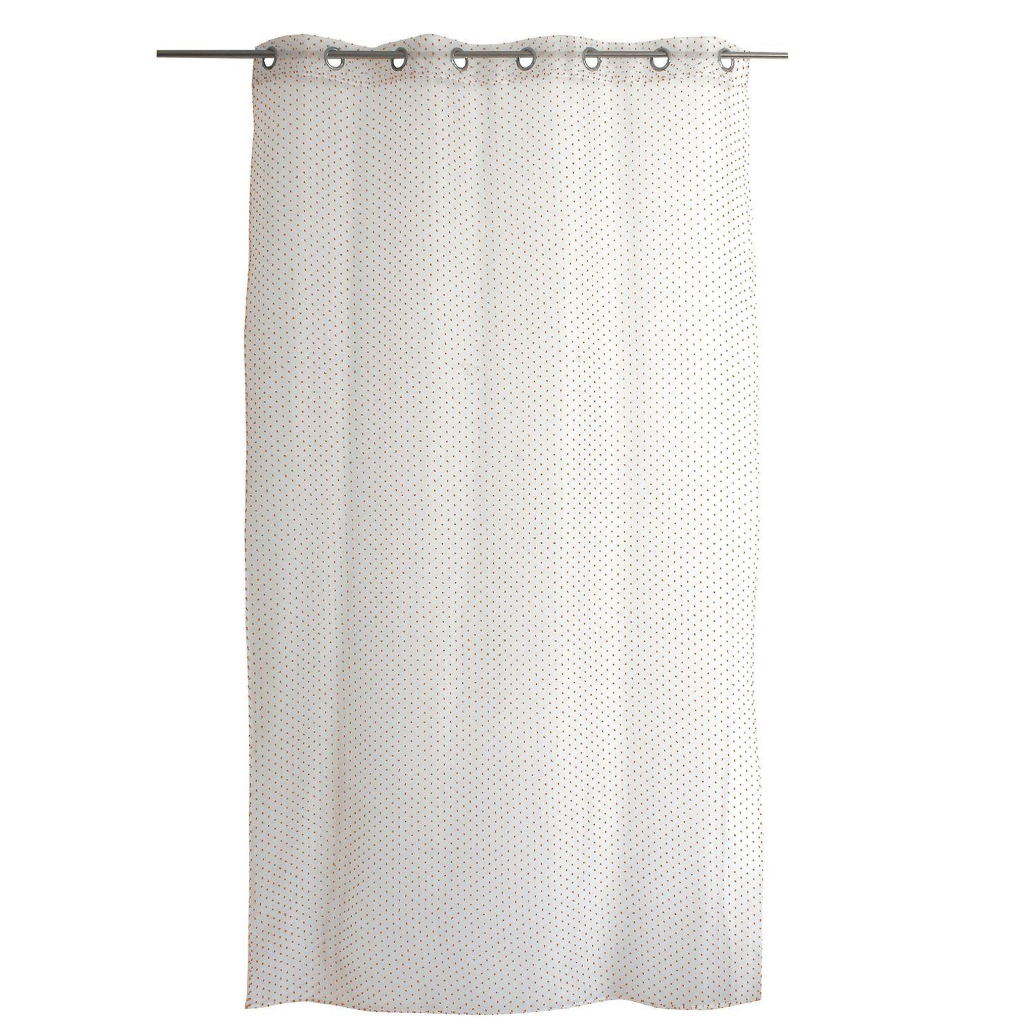 TOILINUX Voilage plumetis en organza lolita. Coloris disponibles : Beige, Rose, Vert