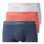 CALVIN KLEIN JEANS Lot de 3 boxers /Orange/Blanc Homme Calvin Klein Jeans Low Rise. Coloris disponibles : Bleu