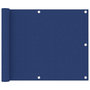 Voir la diapositive 1 : VIDAXL Ecran de balcon Bleu 75x600 cm Tissu Oxford