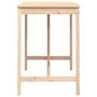 Voir la diapositive 4 : VIDAXL Table de bar 140x80x110 cm Bois massif de pin